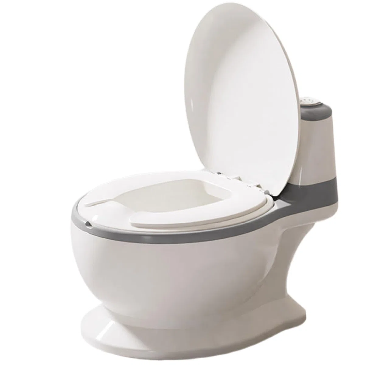 Siège de toilettes pour bébé, Potty Toddler, toilettes d'entraînement au pot, PP Poty Potty avec Sound Flush PVC Coussiér