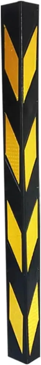 Protection d'angle en caoutchouc en forme de L pour murs de garage, protection réfléchissante, empêche les dommages causés par le véhicule dans les espaces restreints