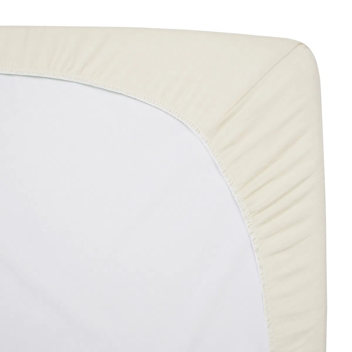 American Baby Company Lot de 2 draps-Housses 100% Coton Naturel pour Berceau de 132,1 x 71,1 cm – Doux, Respirant, hypoallergénique et Doux pour Tout-Petits – Crème Neutre pour garçons et Filles