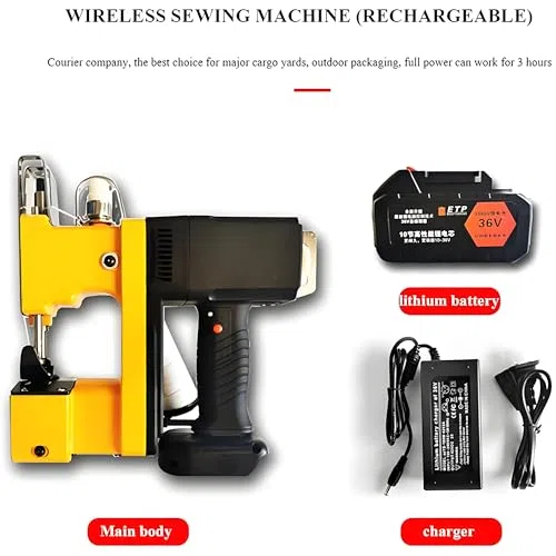 Scellant électrique portable pour un emballage sûr, solution de couture efficace pour un usage domestique et commercial