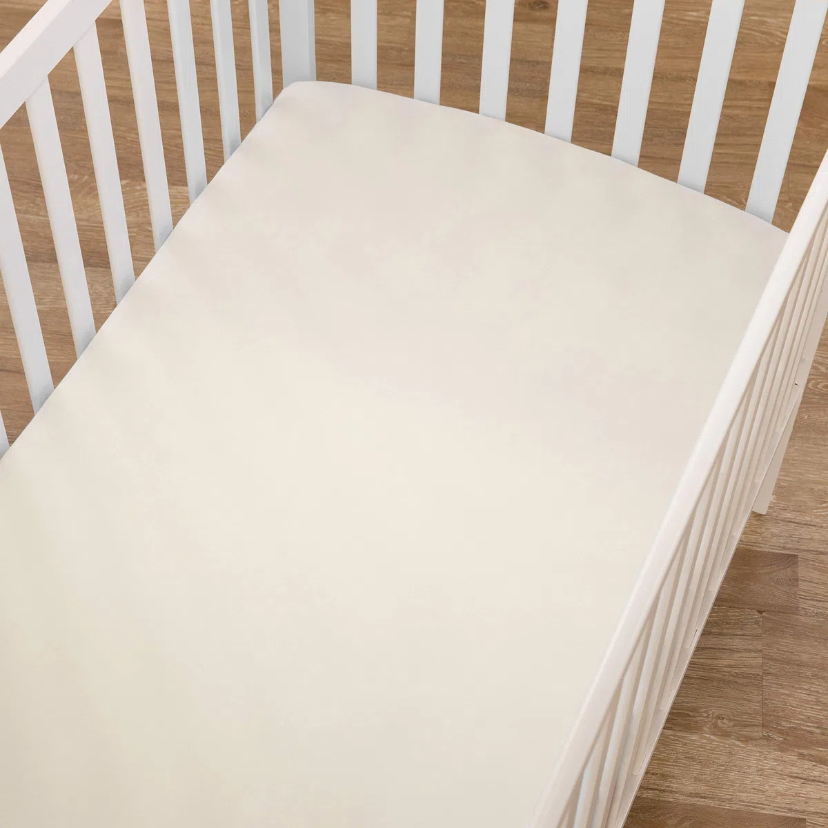 American Baby Company Lot de 2 draps-Housses 100% Coton Naturel pour Berceau de 132,1 x 71,1 cm – Doux, Respirant, hypoallergénique et Doux pour Tout-Petits – Crème Neutre pour garçons et Filles